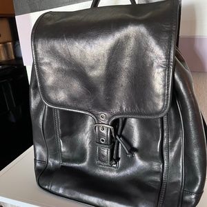 Coach Legacy Black Leather Medium/Large Backpack